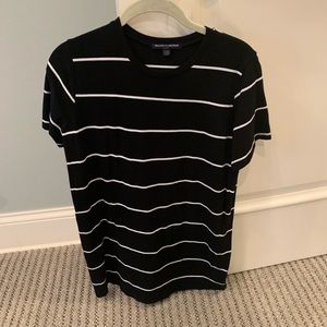 brandy Melville black/white striped tshirt dress
